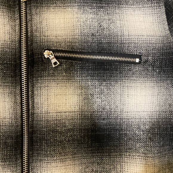 Casual Jacket - Black/White - Square Patterned - Picture 2 of 6